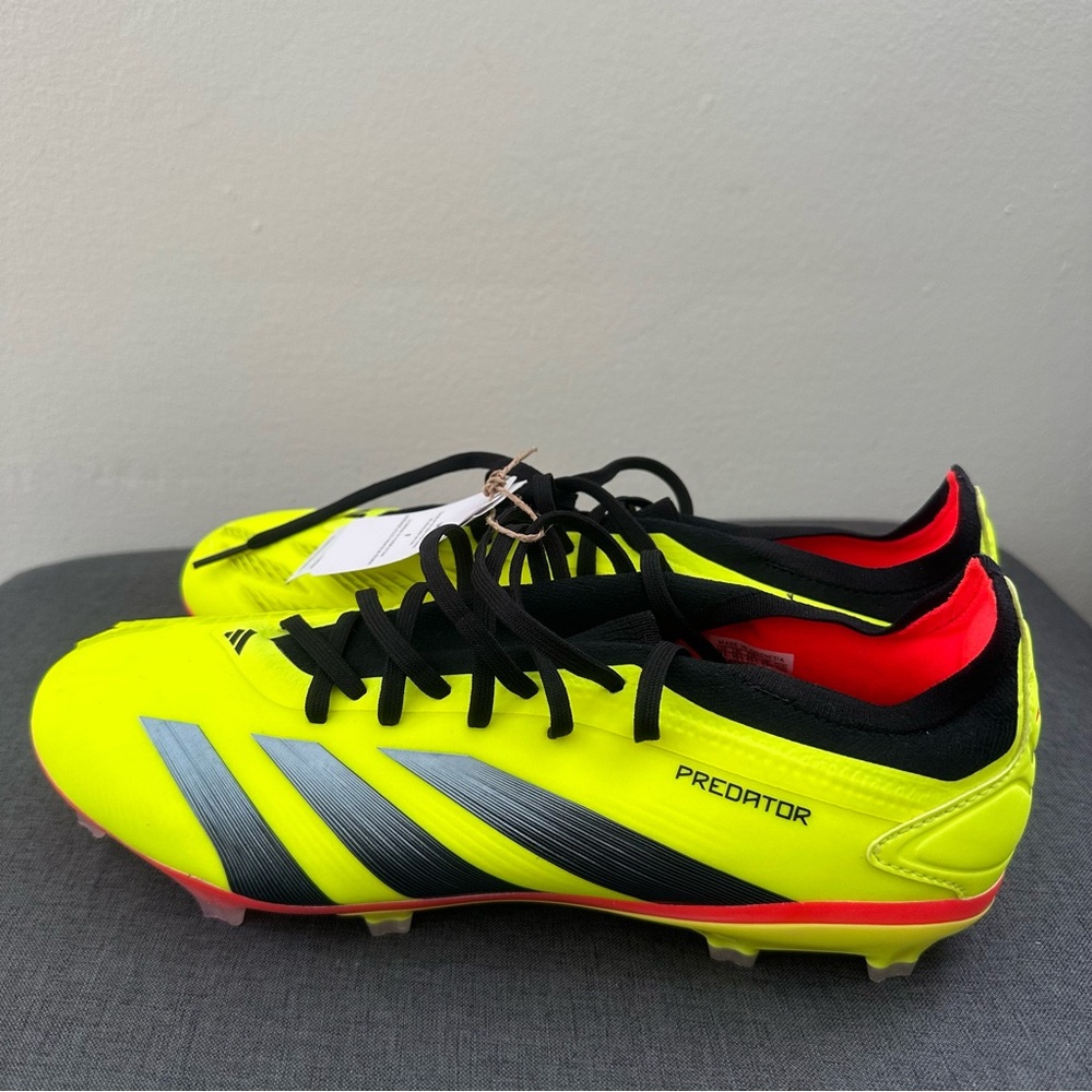 Adidas Predator 24 Pro FG Soccer Cleats Energy Citrus Pack IG7776 Men’s Size 11